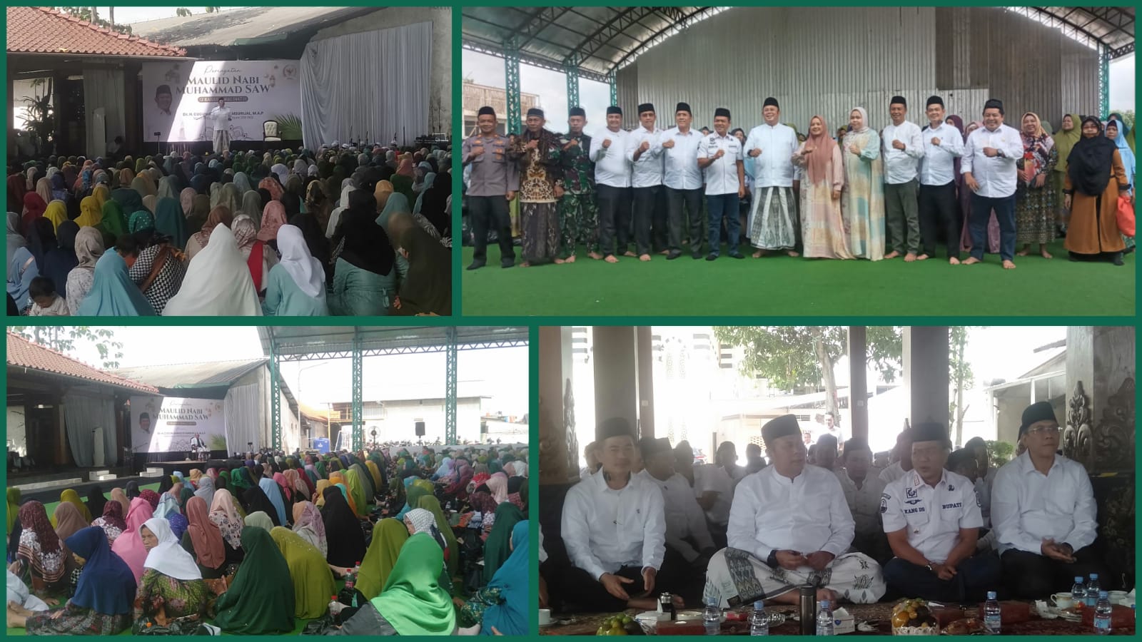 Peringatan Maulid Nabi Muhammad SAW Bersama Dr. H. Cucun Ahmad Syamsurijal, M.A.P di Ponpes Sa’Adatuddaroin