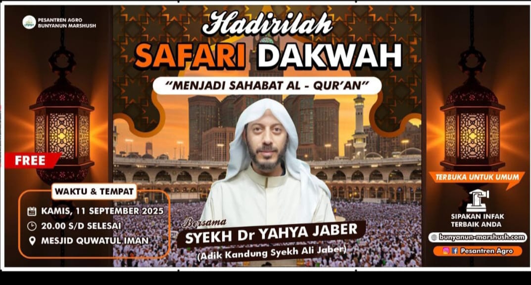 Pesantren Agro Bunyanun Marshush Gelar Safari Dakwah “Menjadi Sahabat Al-Qur’an” di Masjid Quwatul Iman