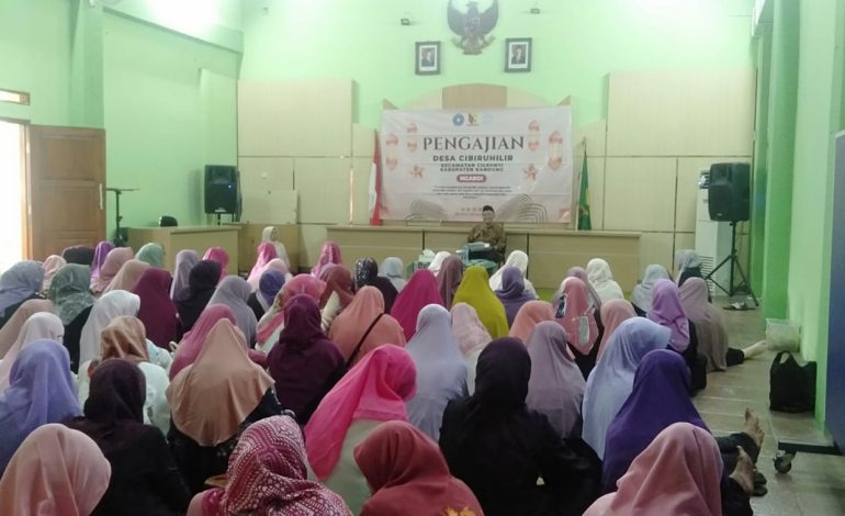 Pengajian Rutin Desa Cibiruhilir Kecamatan Cileunyi Kabupaten Bandung dengan Tema “NGABDI”