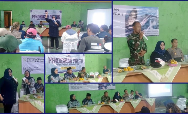 Penyebarluasan Peraturan Daerah Tahun 2025-2026 oleh Dra. Hj. Tia Fitriani Anggota DPRD Jawa Barat di Desa Langansari