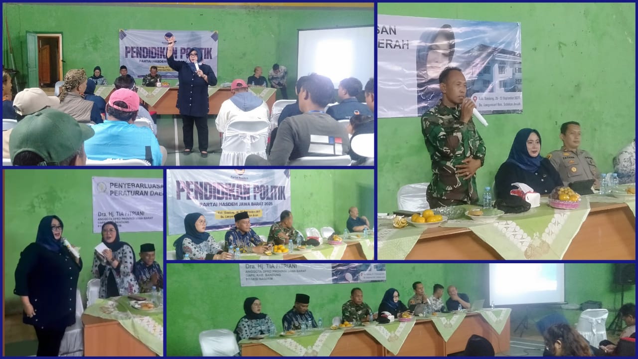 Penyebarluasan Peraturan Daerah Tahun 2025-2026 oleh Dra. Hj. Tia Fitriani Anggota DPRD Jawa Barat di Desa Langansari