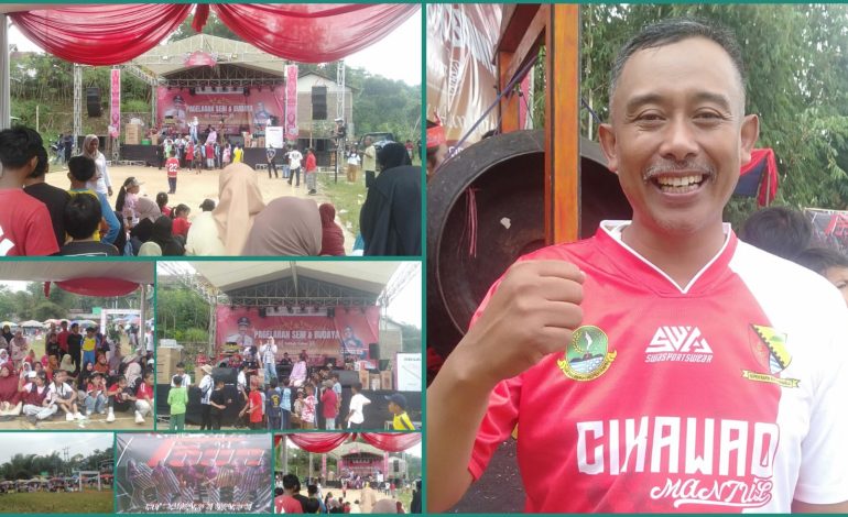 Peringatan Milangkala Desa Cikawao Ke 114 di Lapangan Voli Kampung Cisindang Meriah dengan Berbagai Pagelaran Seni dan Budaya
