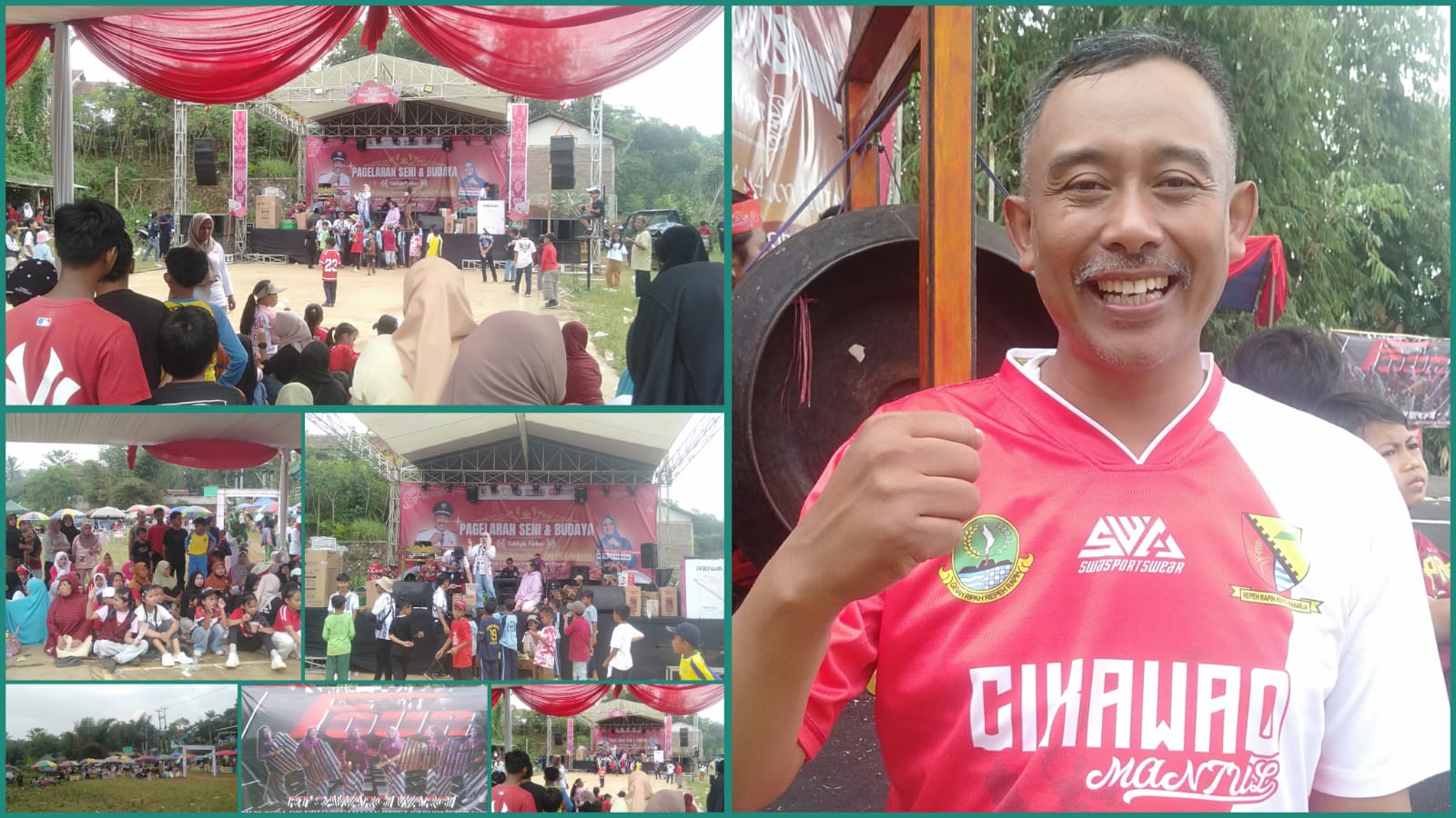Peringatan Milangkala Desa Cikawao Ke 114 di Lapangan Voli Kampung Cisindang Meriah dengan Berbagai Pagelaran Seni dan Budaya