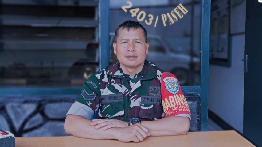 Babinsa Mekarpawitan Himbau Warga Tingkatkan Kewaspadaan dan Aktifkan Ronda Malam