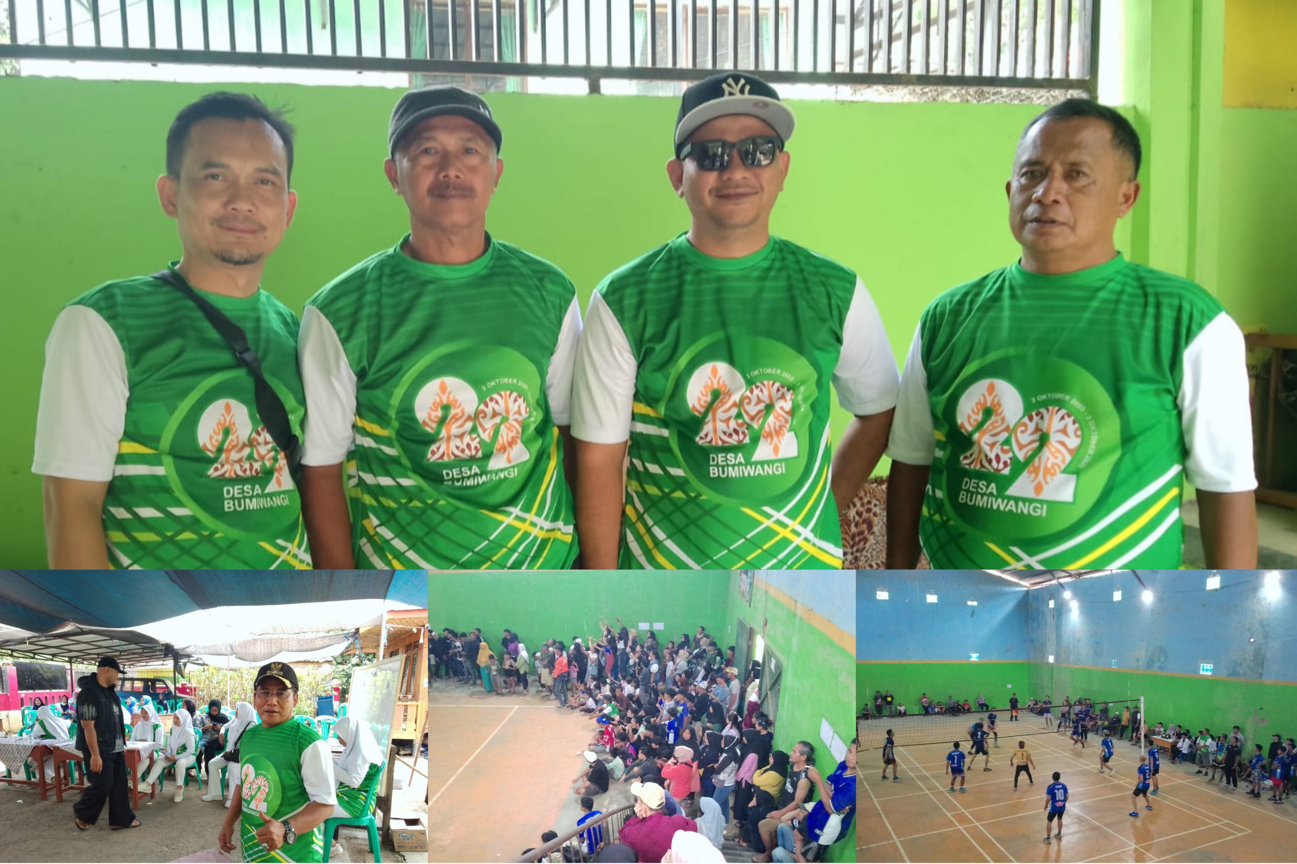 Menuju Puncak Milangkala Desa Bumiwangi Ke-22 Final Voly Ball ” Seru Antusias Penonton