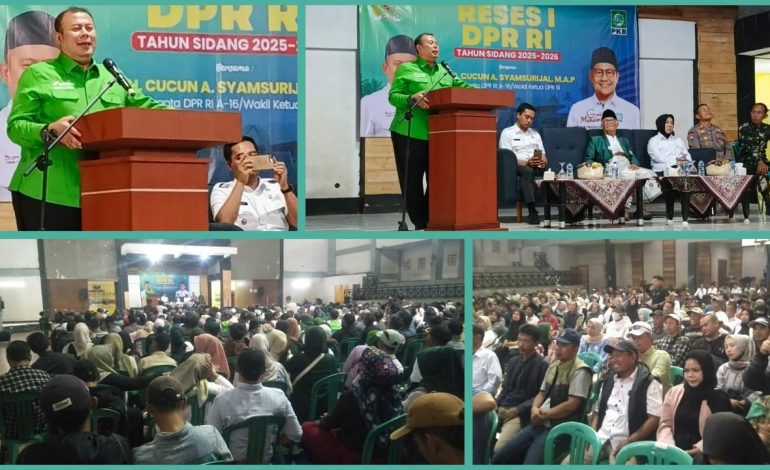 Reses I DPR RI Tahun Sidang 2025-2026: Dr. H. Cucun A. Syamsurijal, M.A.P Sampaikan Dukungan Program Pembangunan di Kabupaten Bandung