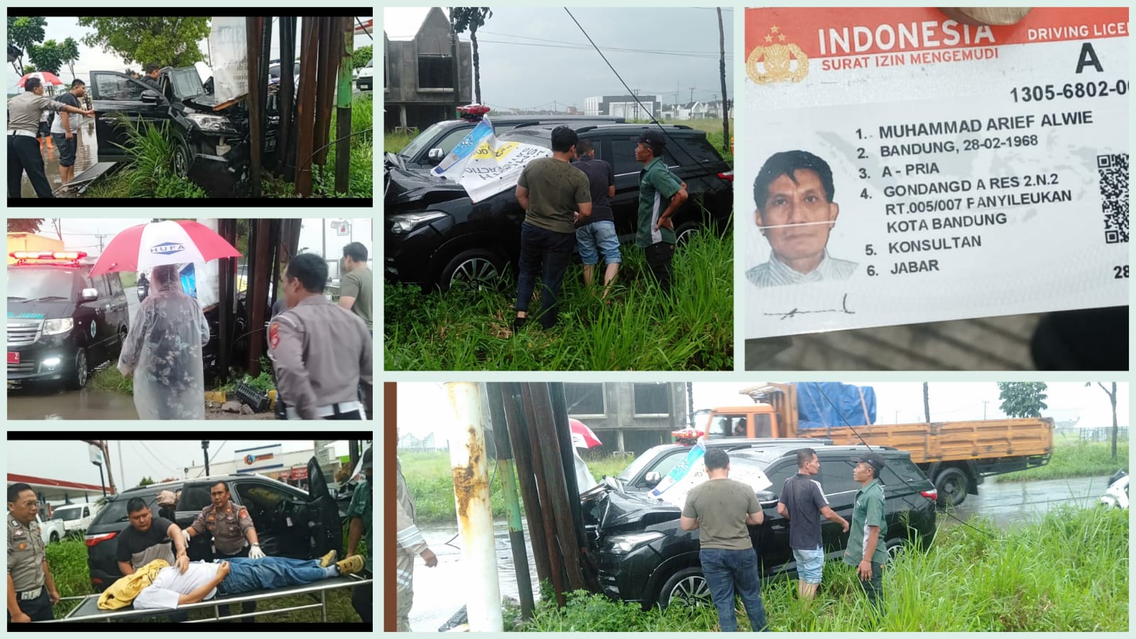 Kecelakaan Tunggal di Jalan Rancaekek-Majalaya Depan Pom Bensin Al-Maseom Desa Sukamanah Kecamatan Rancaekek: Serangan Jantung Diduga Penyebab Kejadian