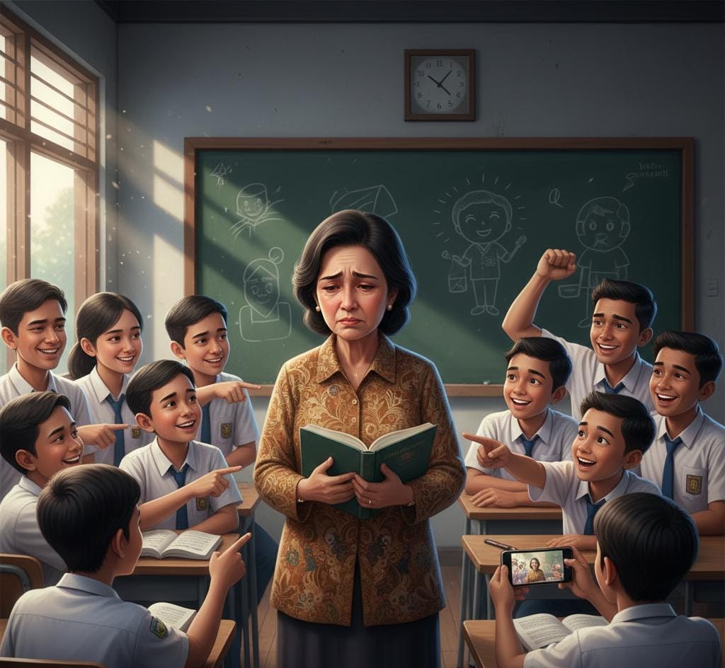 Opini: Ketika Guru Tak Lagi Ditakuti – Fenomena Perundungan Balik di Sekolah