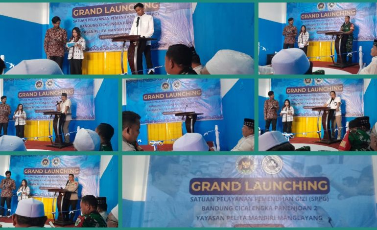 Grand Launching SPPG Bandung Cicalengka Panenjoan 2 Yayasan Pelita Mandiri Manglayang, Siap Dukung Program Gizi Nasional