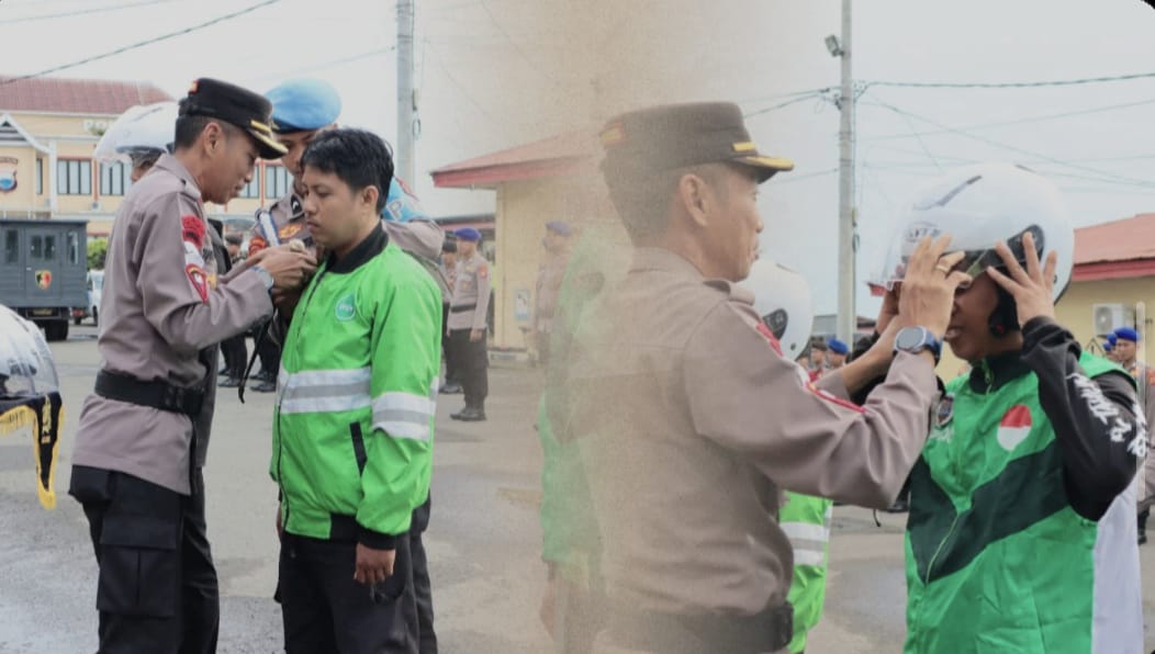 Ojol Jadi Mitra Strategis Polres Bone dalam Harkamtibmas