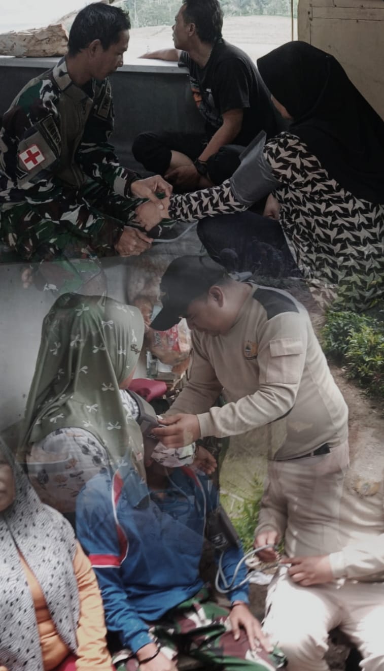 Pemeriksaan Kesehatan Gratis Dukung TMMD ke-127 di Desa Cipelah