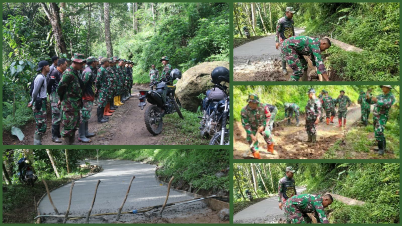 Kodim 0624/Kab. Bandung: Pembangunan Jalan TMMD Ke-127 di Desa Cipelah Membawa Perubahan Signifikan