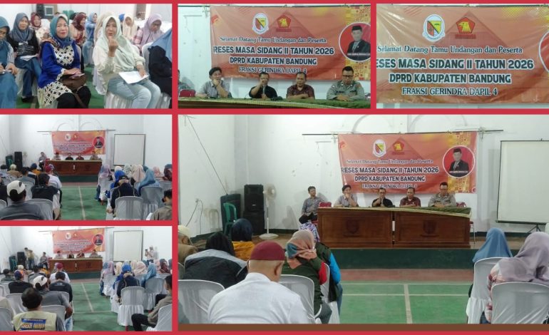 Reses DPRD Fraksi Gerindra di Jelegong: PMKS Jadi Sorotan, Masyarakat Usulkan Pemberdayaan Lewat BUMDes