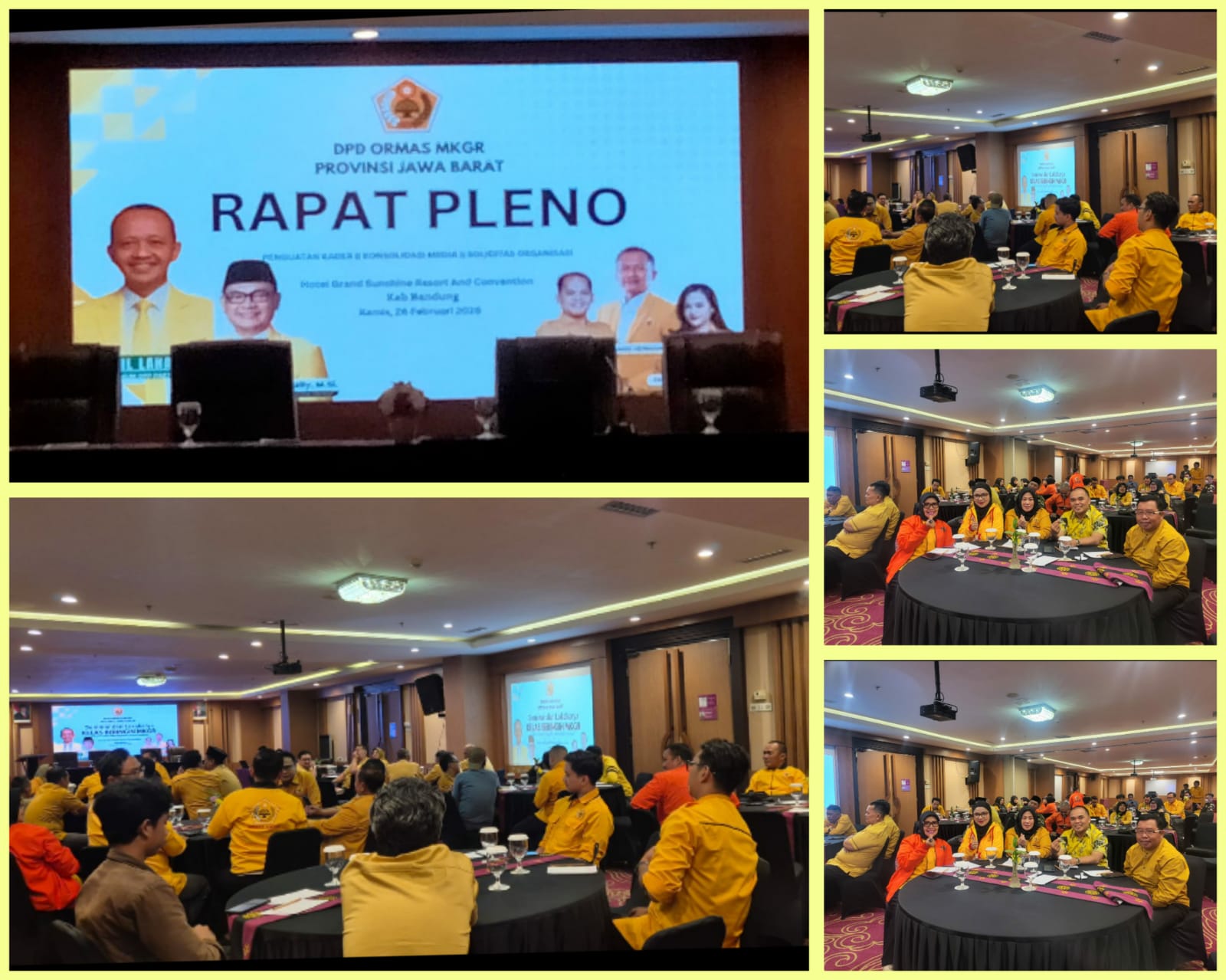 FETTY ANGGRAENIDINI HADIRI RAPAT PLENO DPP ORMAS MKGR, SUSUN PENGURUS PERIODE 2025–2030