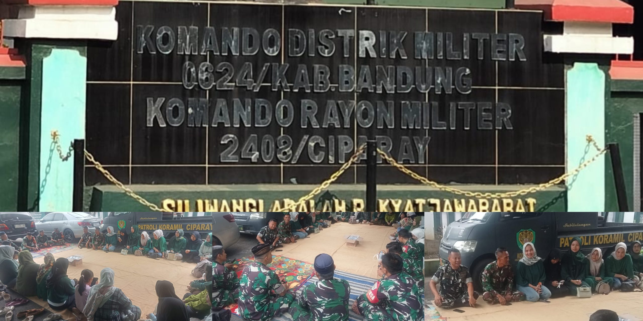 Sambut Bulan Suci Ramadhan 1447 H,Koramil 2408/Ciparay Gelar Tasyakur Bini’mah Tradisi Munggahan dan Doa Bersama