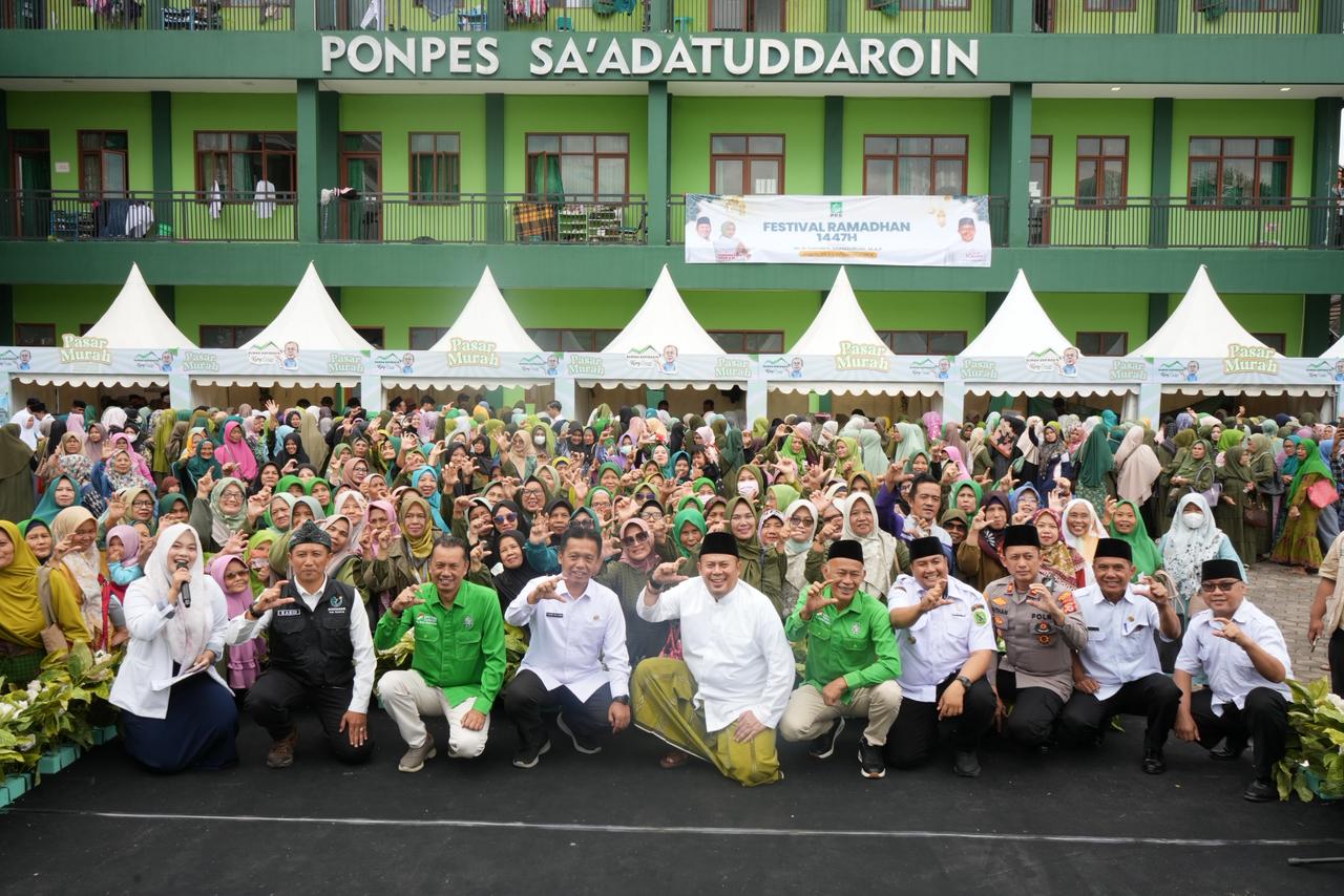 SILATURAHIM RAMADHAN DPC PKB KAB. BANDUNG: GELAR PENGAJIAN, PASAR MURAH, DAN SERAHKAN AMBULANCE UNTUK 31 KECAMATAN